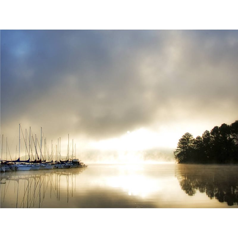 SG1568 breaking through I boats fishing lough river landscape reflection water photography