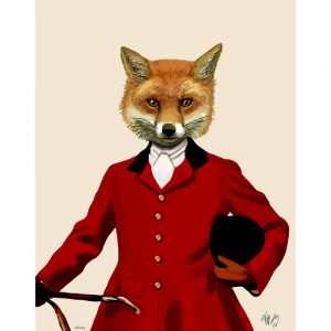 SG1627 hunt fox hunting game red illustration