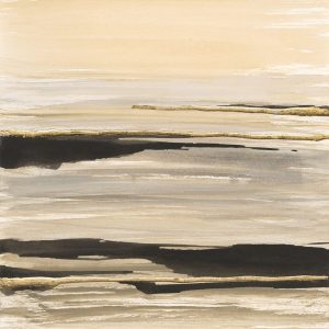 SG1711 gilded surf gold brown abstract stroke line contemporary neutral