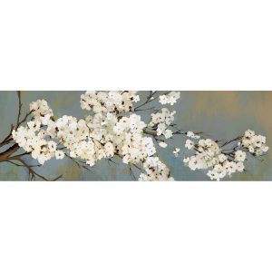 SG1777 cherry blossom plum green white floral flowers