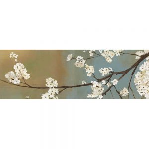 SG1778 cherry blossom plum green white floral flowers