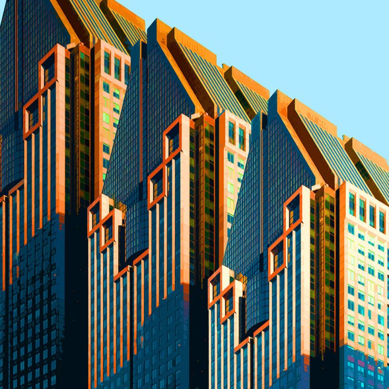 TM1151 modern architecture building colour