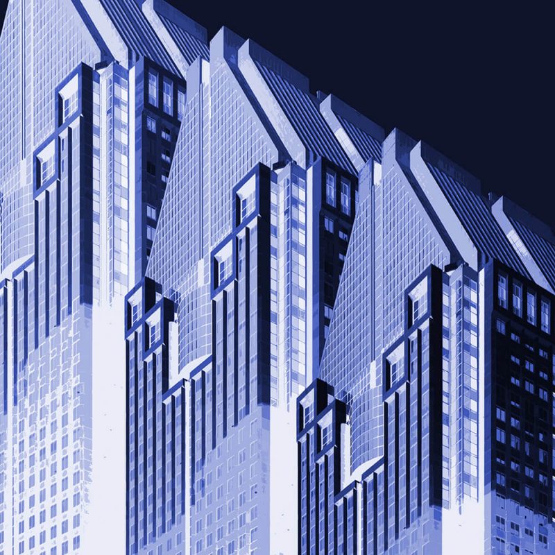 TM1156 modern architecture building invert