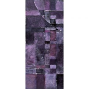 SG007A purple abstract cubism paint painting contemporary