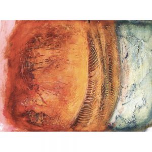 SG137B pink orange yellow brown blue white contemporary abstract texture