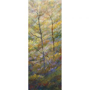 SG1866 trees colourful vibrant leaves leaf nature forest woodland abstract paint paintings