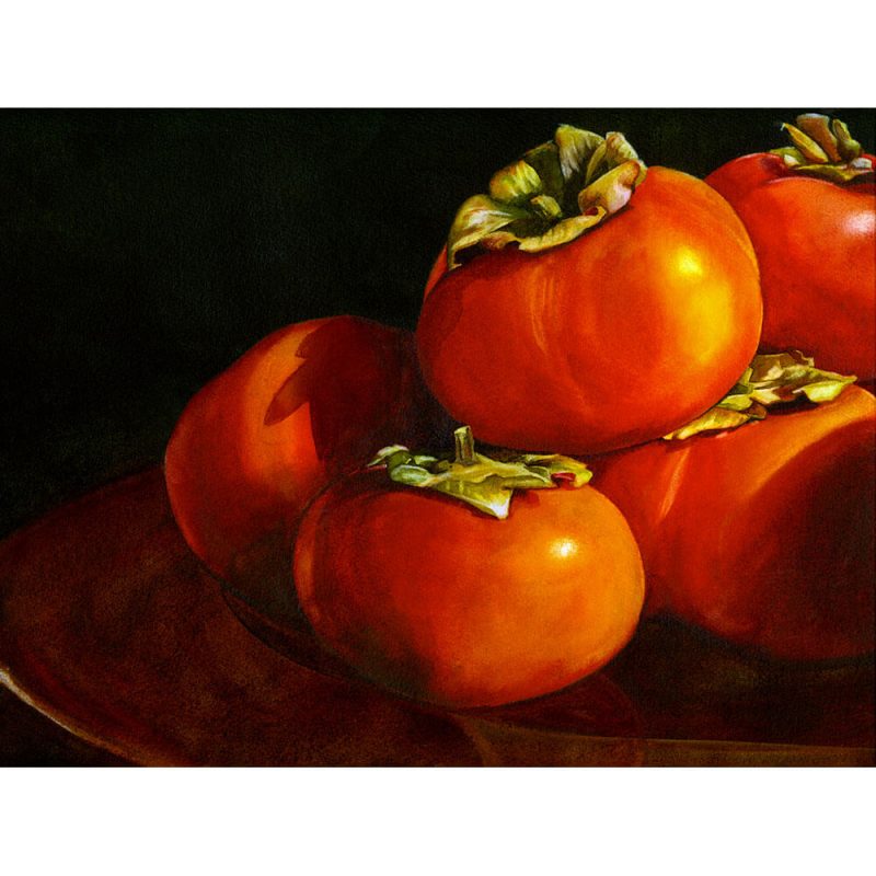 SG1869 tomatoes still life oil paint painting