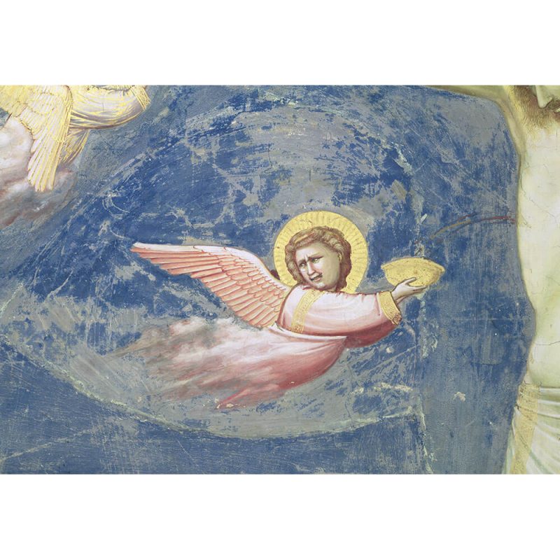 SG1913 halo angel wings fly art religious chapel italy
