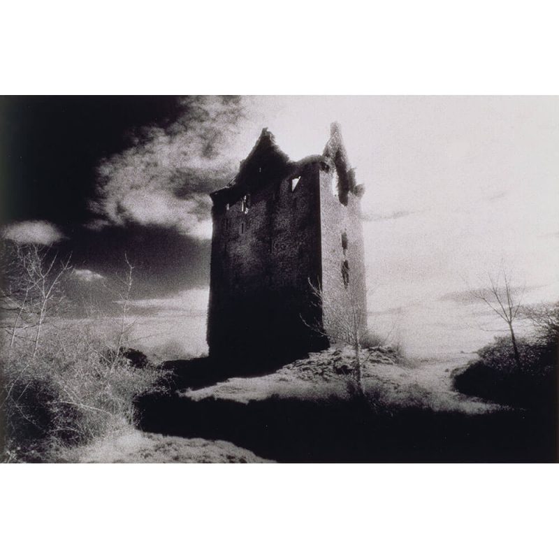 SG1917 clouds county clare danganbrack tower historic building irish ireland ruin towers winter