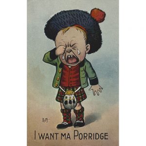 SG1944 highland dress scottish boy crying humour sporran tartan