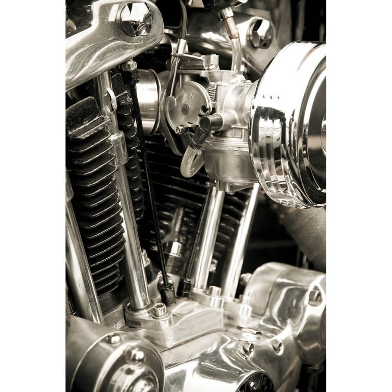 SG1980 chromed cylinders motorcycle engine