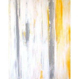 SG2045 art abstract grey yellow painting