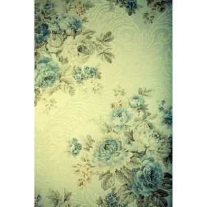 SG2131 vintage wallpaper blue floral victorian pattern