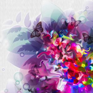 SG2149 abstract floral illustration