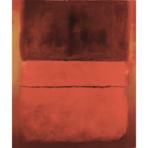 SG224 contemporary abstract red white rectangles squares maroon