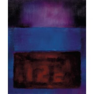 SG225 contemporary abstract red purple blue rectangles squares maroon