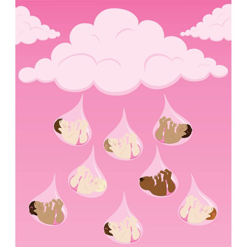 SG2274 baby shower baby girls airdrops