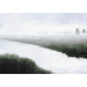SG236 river stream field bank fog