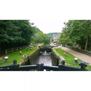 SG2401 hebden bridge canal west yorkshire