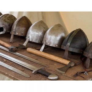 SG2434 medieval weapons sword helmet axe