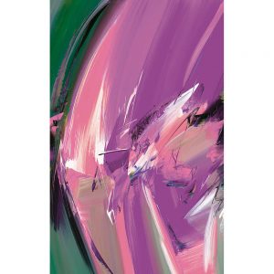 SG244A contemporary abstract pink purple white green