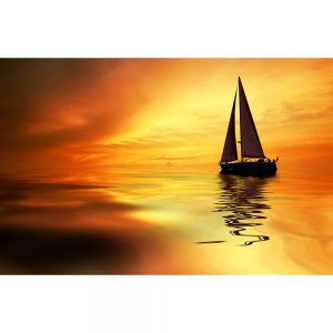 SG2485 sailboat sunset ocean