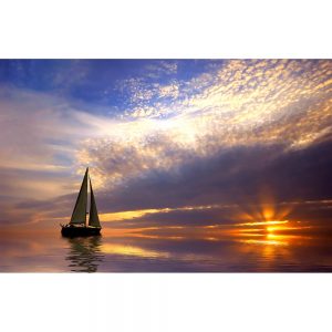 SG2486 sailboat sunset ocean