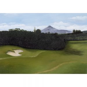 SG375 golf course mountains field landscape trees