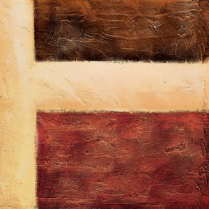 SG411 contemporary abstract brown cream square squares