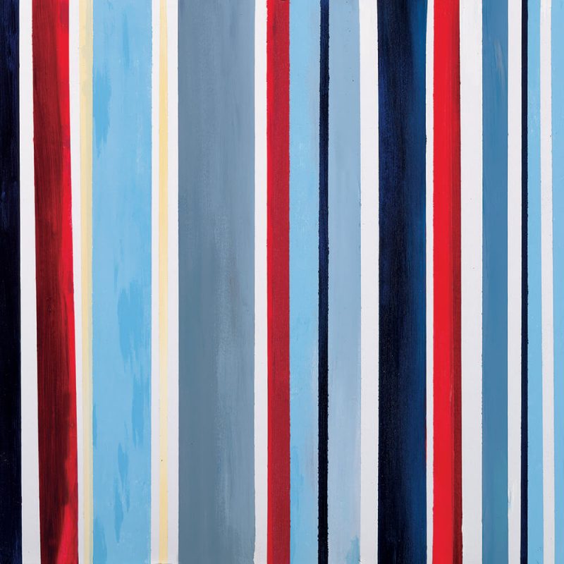 SG458B contemporary abstract stripes lines blue red navy beige