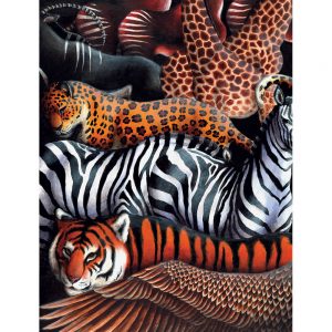 SG481 animals skin pattern jungle tiger leopard zebra eagle