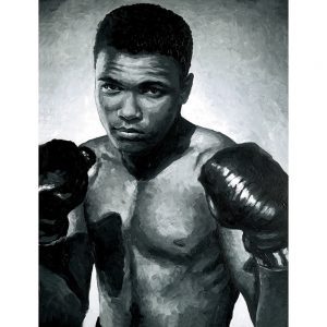 SG637 muhammad ali boxer sport boxing portrait