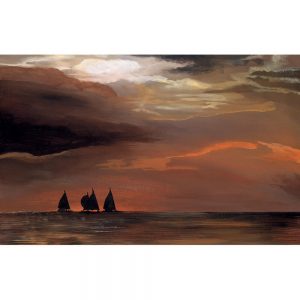SG675 sea ocean seacape sunset boats sailing waves