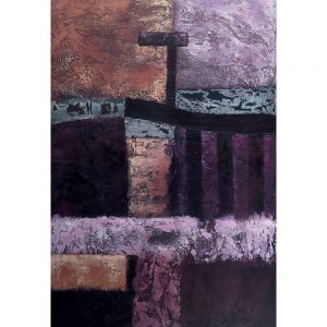 SG689 contemporary abstract texture lines stroke purple plum copper grey