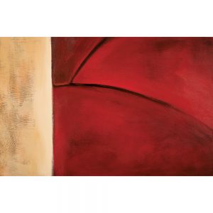 SG945 contemporary abstract square squares tan beige red maroon tree shape painting shapes