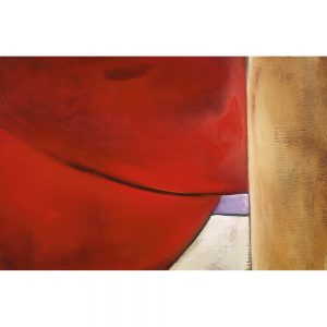 SG952 contemporary abstract square squares tan beige red maroon tree shape painting shapes