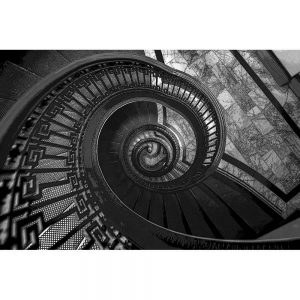 TM1261 architecture spiral staircase mono