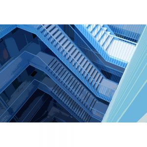 TM1285 architecture modern stairs blue
