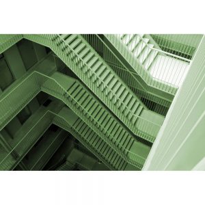 TM1288 architecture modern stairs green
