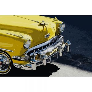 TM1337 automotive american cars front yellow