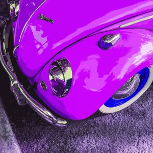 TM1415 automotive classic cars beetle pink