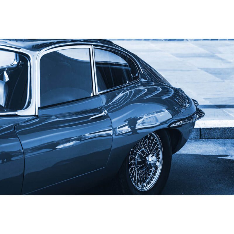 TM1429 automotive classic cars etype blue