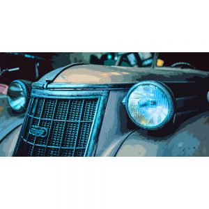 TM1435 automotive classic cars auto union turquoise