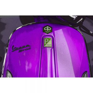 TM1489 automotive scooters vespa purple