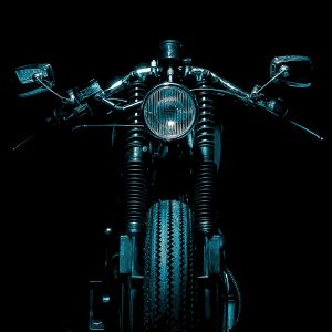 TM1537 automotive motorcycles front blue