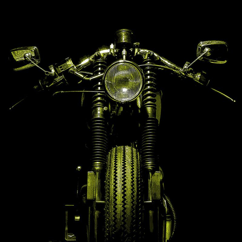 TM1538 automotive motorcycles front green