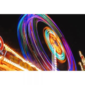 TM1818 spinning fairground lights blues