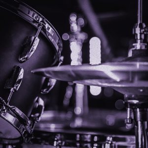 TM1936 drums cymbals purple