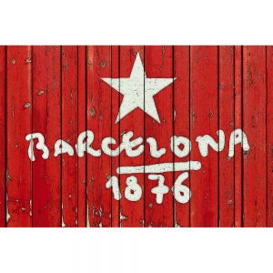 TM2067 barcelona type red fence