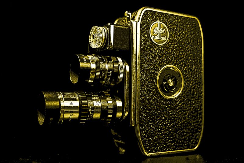 TM2235 retro cine camera yellow